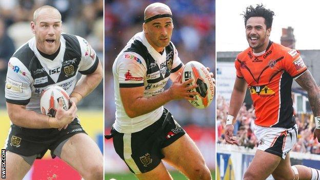 (From left to right) Gareth Ellis, Danny Houghton and Denny Solomona have impressed this season