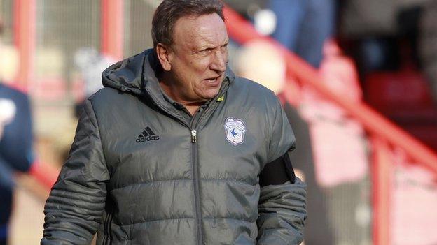 Cardiff City manager Neil Warnock