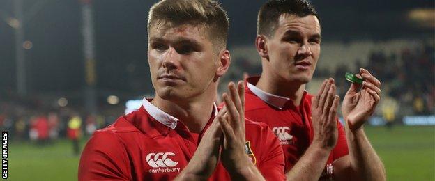 Owen Farrell and Johnny Sexton