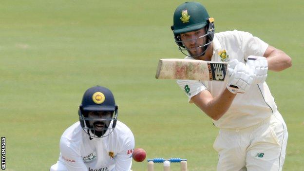 Wiaan Mulder in action for South Africa