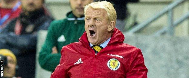 Scotland manager Gordon Strachan