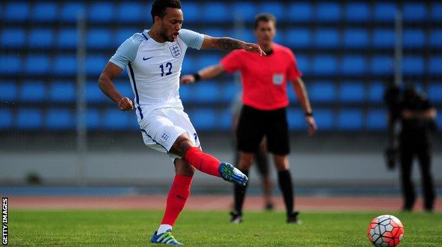 Lewis Baker scores from the penalty spot