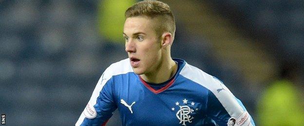 Rangers midfielder Liam Burt