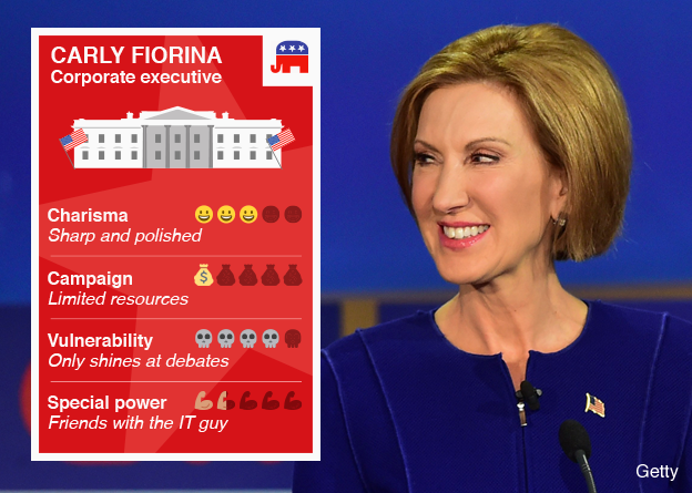 Carly Fiorina trading card