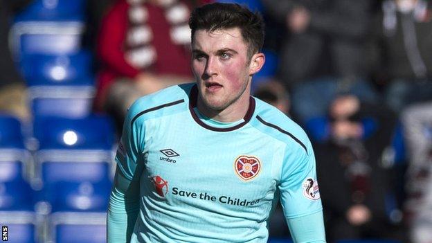 Hearts defender John Souttar