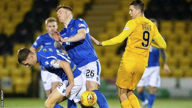 St Johnstone's six-match unbeaten run came to an end at Livingston on Wednesday