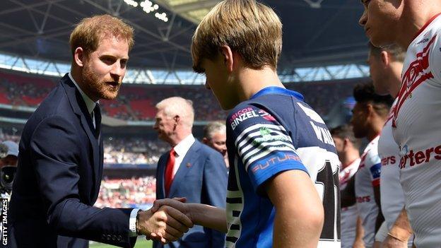 Duke of Sussex at Challenge Cup final