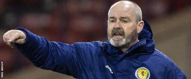 Scotland head coach Steve Clarke