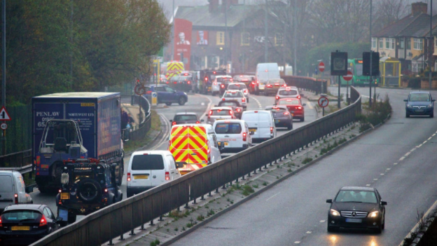 The current A5036 is heavily congested