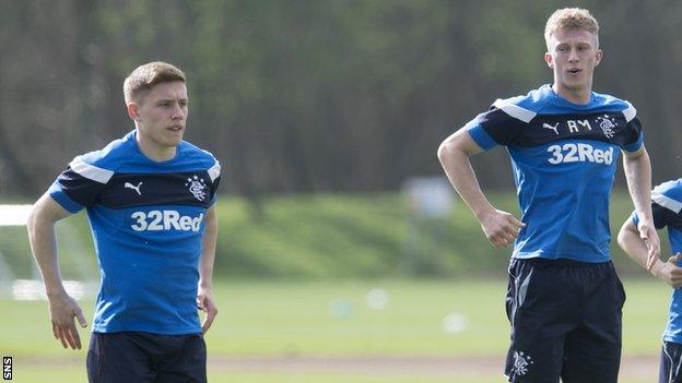 Greg Docherty and Ross McCrorie