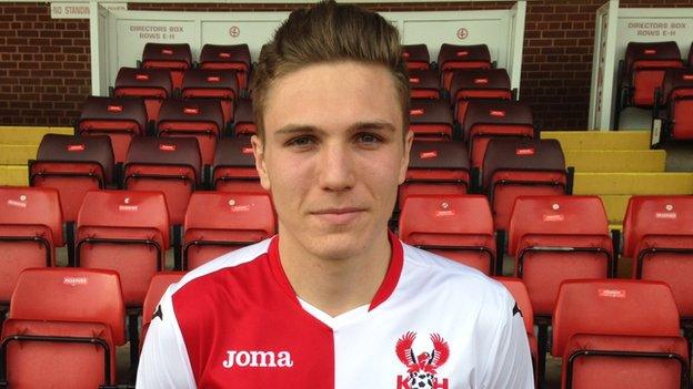 Kidderminster Harriers' on-loan Barnsley striker