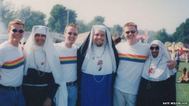 Nuns at Brighton Pride in 2000