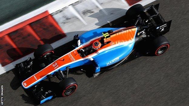 Esteban Ocon of Manor