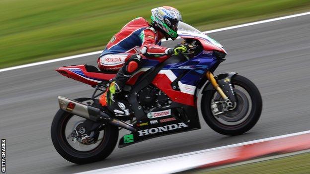 Carrickfergus man Glenn Irwin rides for Honda Racing