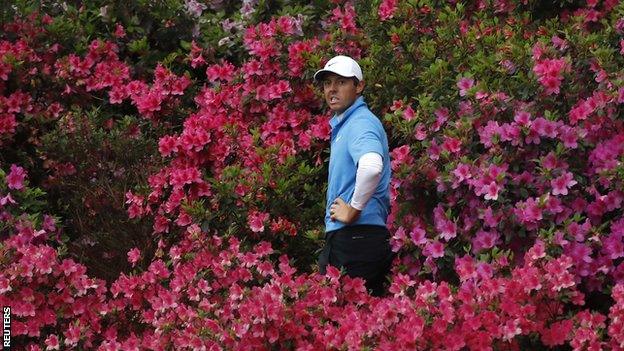 Rory McIlroy at the 13th