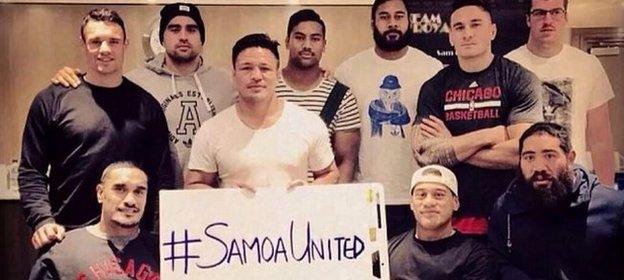 All Blacks' Samoa United message