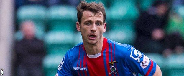 Inverness Caledonian Thistle midfielder Lewis Horner