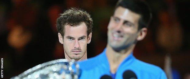 Murray has lost to Djokovic in the Australian Open final three times