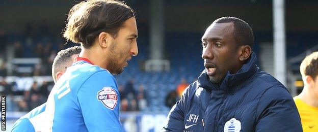 Nasser El Khayati and Jimmy Floyd Hasselbaink