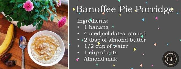 Banoffee Pie Porridge recipe