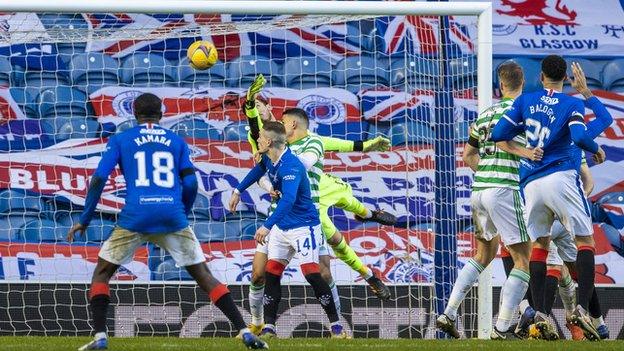 An own goal from Callum McGregor gave Rangers victory in the last derby at Ibrox