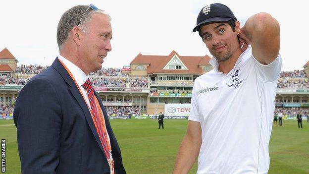 James Whitaker and Alastair Cook