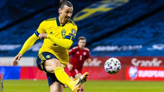 Sweden striker Zlatan Ibrahimovic