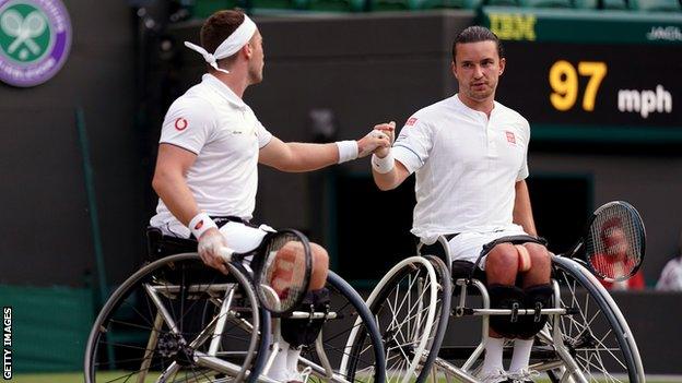 Alfie Hewett and Gordon Reid