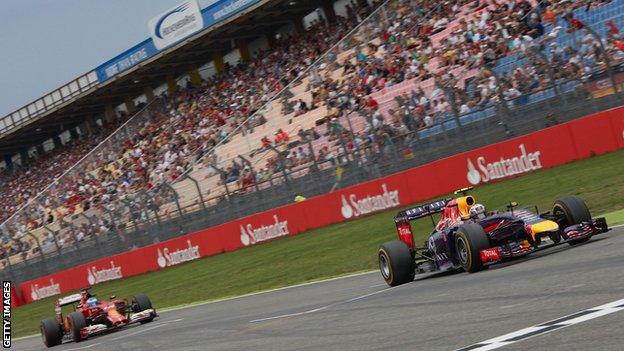 Daniel Ricciardo and Fernando Alonso