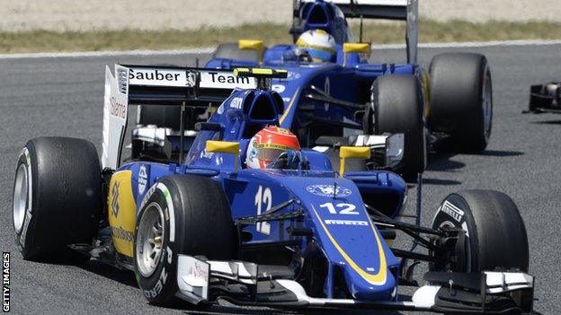 Felipe Nasr and Marcus Ericsson