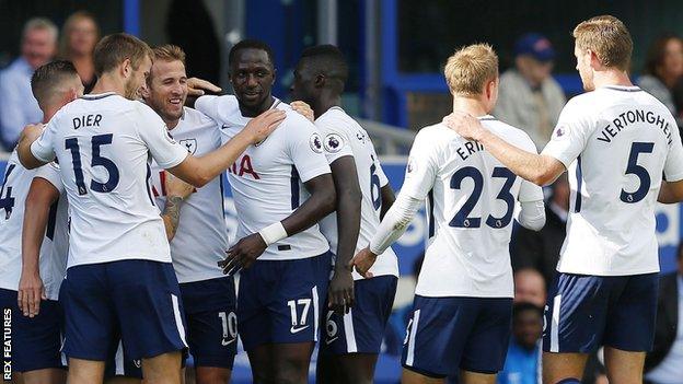 Tottenham celebrate