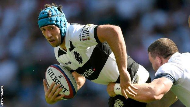 Barbarians player Justin Tipuric