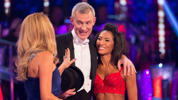 Jeremy Vine and Karen Clifton