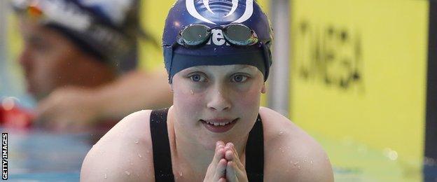 Swimmer Ellie Robinson