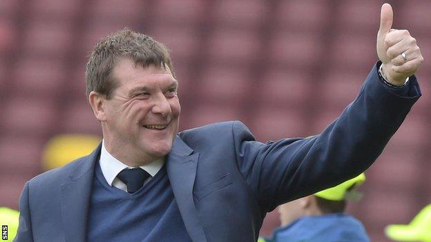 St Johnstone manager Tommy Wright