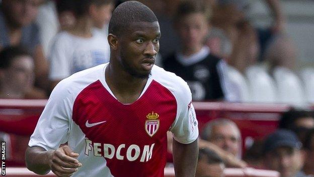 Almamy Toure in action for Monaco