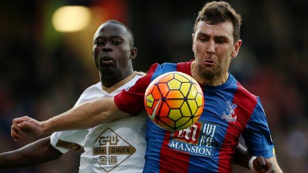 Modou Barrow and James McArthur