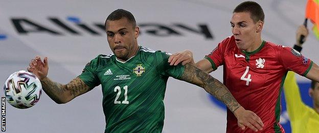 Northern Ireland created several chances in their 0-0 home defeat by Bulgaria in March