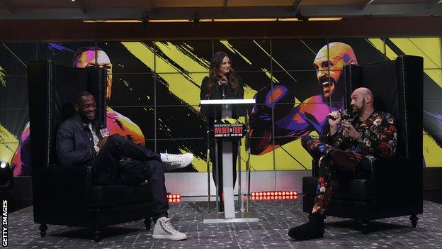 Tyson Fury and Deontay Wilder