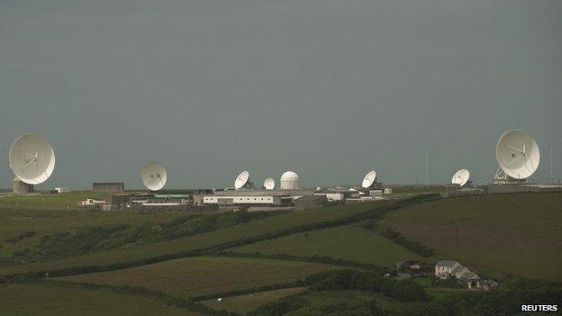 GCHQ listening post at Bude in Cornwall