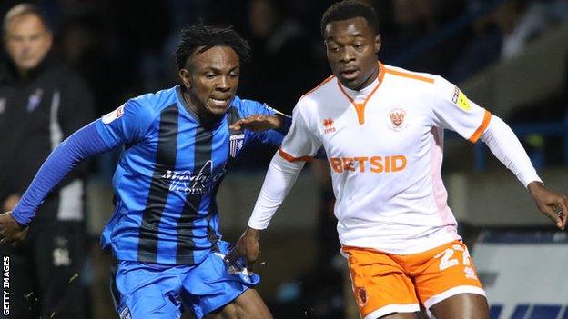 Regan Charles-Cook, left, made 21 appearances for Gillingham last season