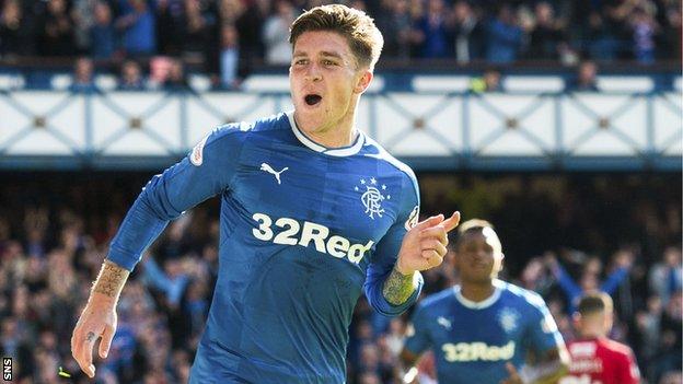 Rangers midfielder Josh Windass