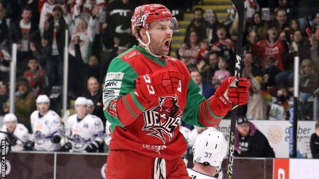 Cardiff Devils' Matt Register