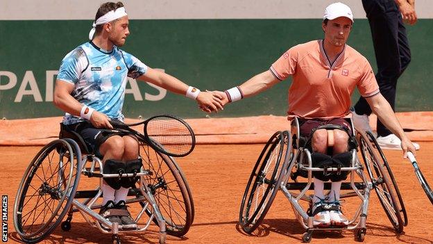 Alfie Hewett and Gordon Reid