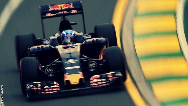 Max Verstappen of Toro Rosso