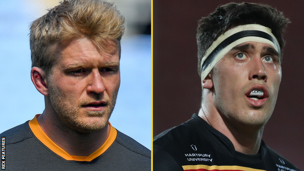 Wasps flanker Ben Morris and Gloucester lock Matias Alemanno