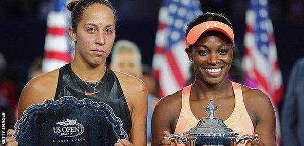 Madison Keys and Sloane Stephens