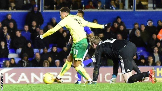 Josh Murphy's clinching strike at St Andrew's was his eighth goal of the season