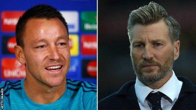 John Terry and Robbie Savage