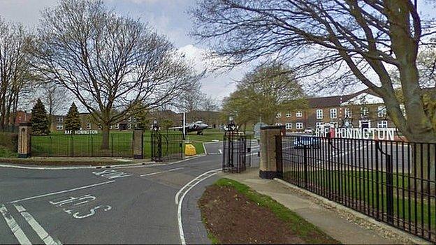 Gates of RAF Honington